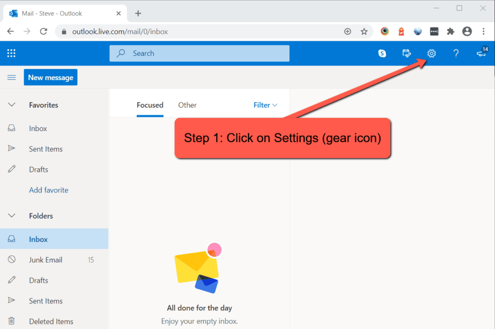 create outlook email id
